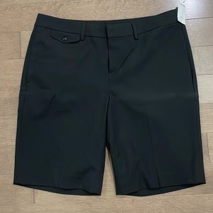 Women’s black Bermuda dress shorts from gap. New with tags. Size 6